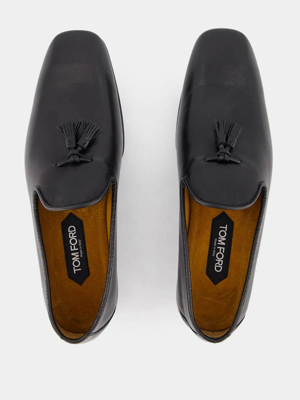 Tassel-Detail Leather Loafers
