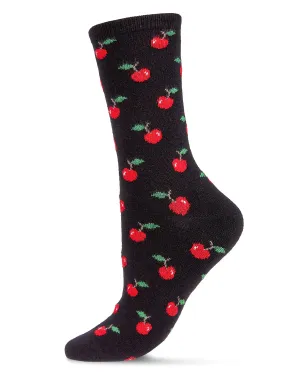 Totally Cherry on Top Cashmere Crew