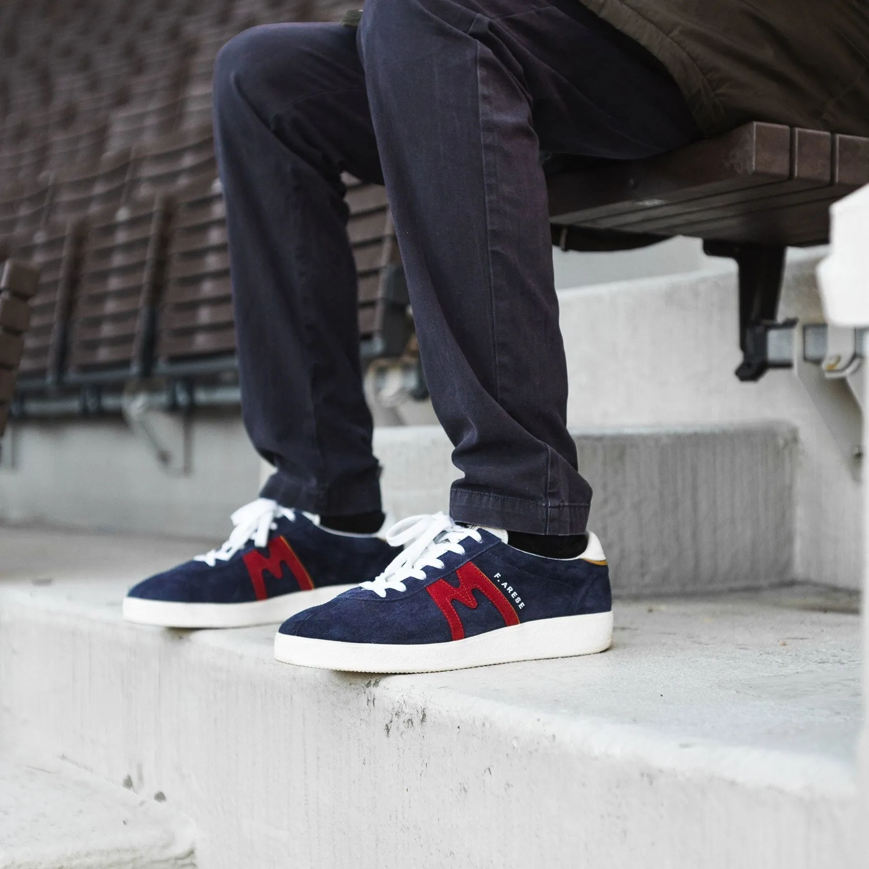 TRAMPAS ''FRANCO ARESE'' - BLUE / CHERRY