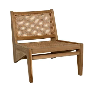 Udine Chair With Caning, Teak