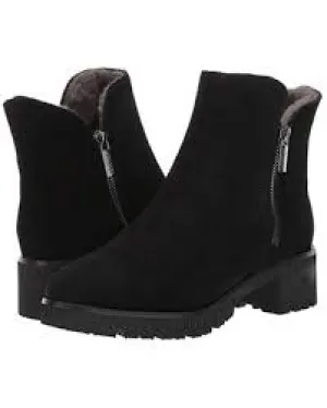 VALDINI IVORY BLACK SUEDE