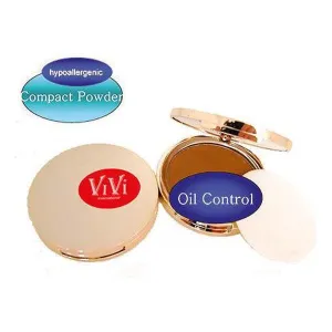 Vivi Oil Control Compact Powder Nougat 8G