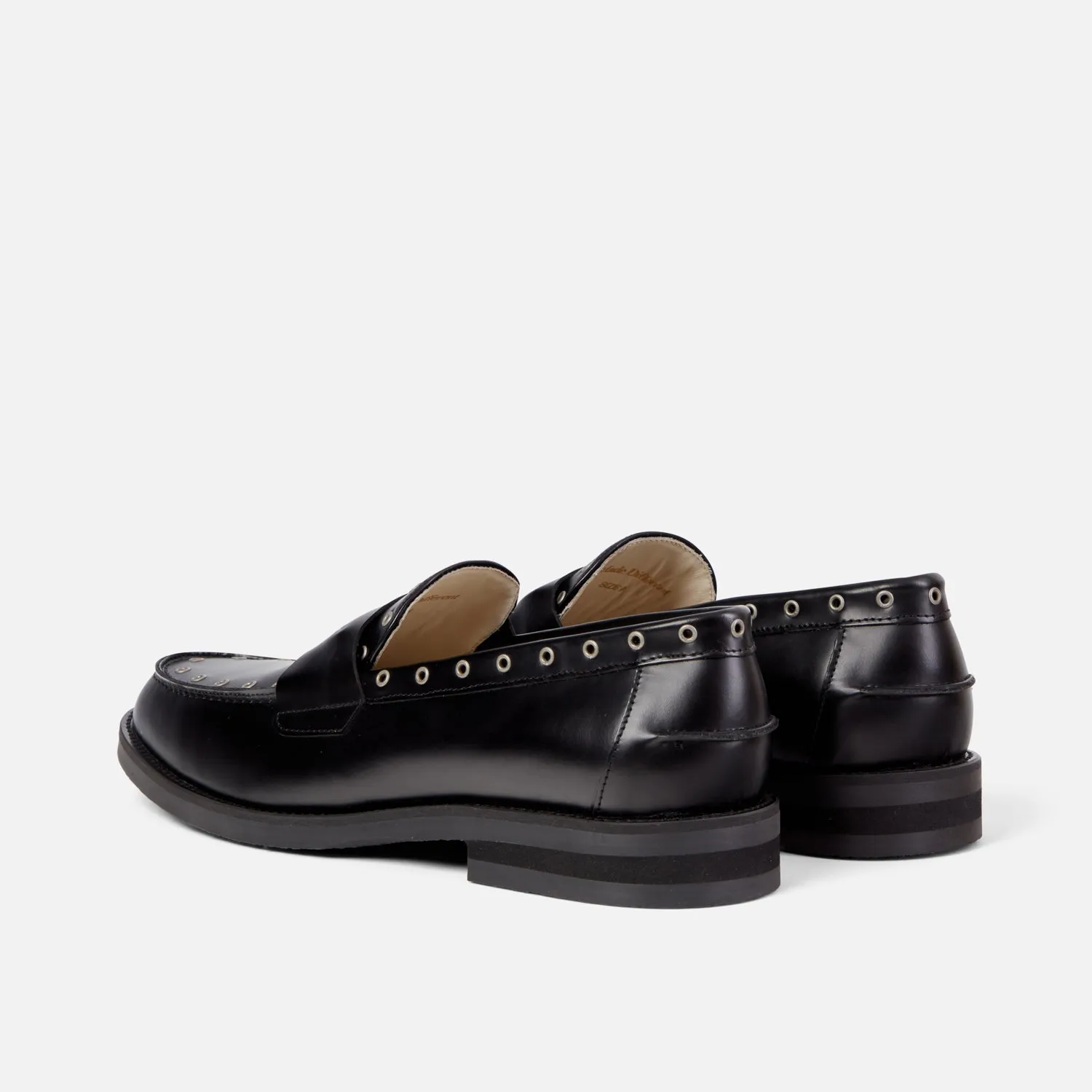 Wilde Silver Rivet Penny Loafer - Men's
