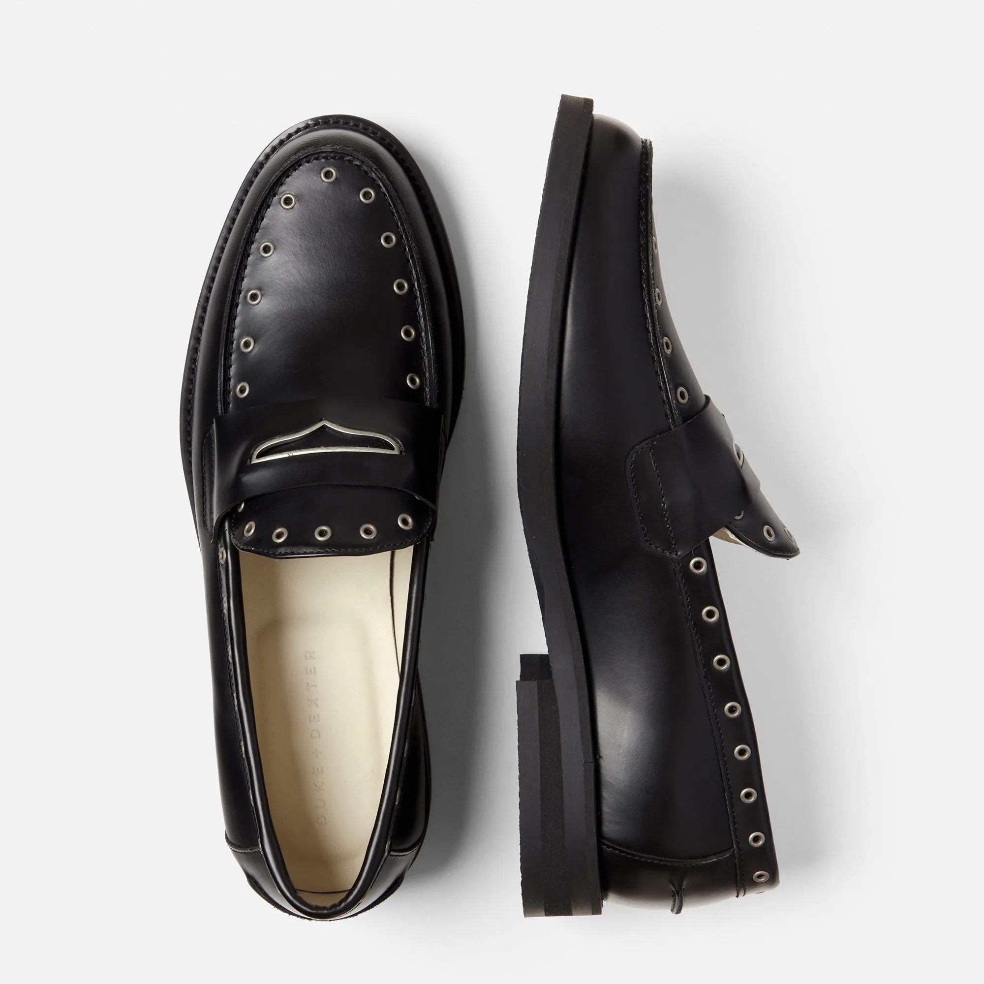 Wilde Silver Rivet Penny Loafer - Men's