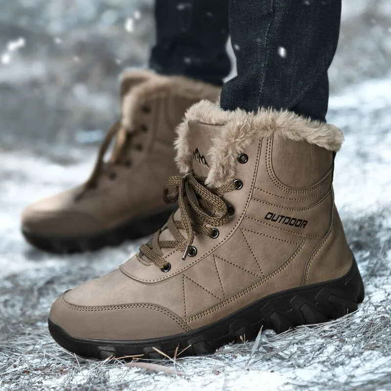Winter Non Slip Shoes Snow Boots For Men