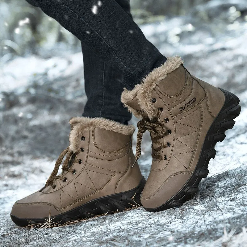 Winter Non Slip Shoes Snow Boots For Men