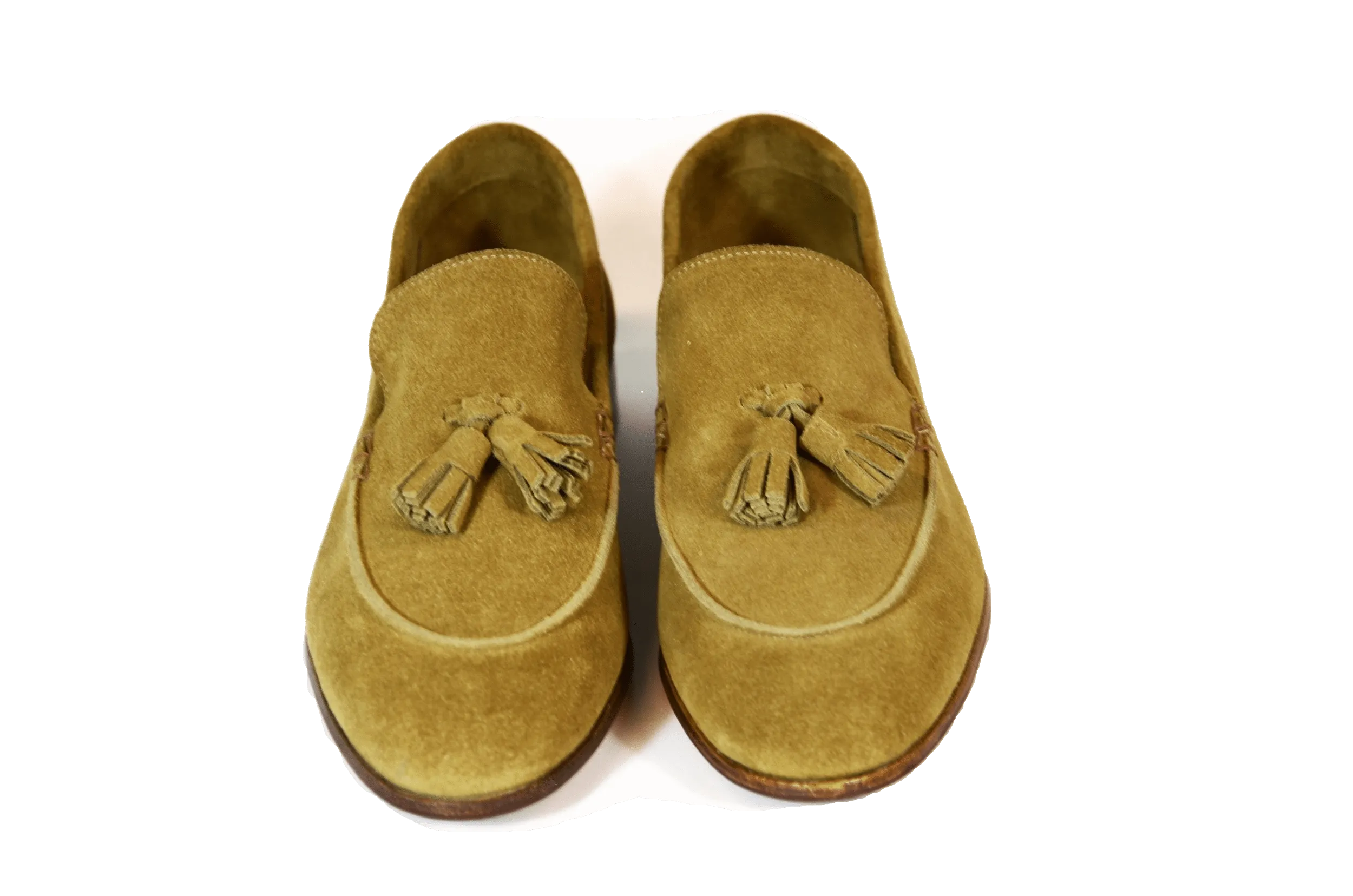 WOMAN LOFER UNLINED WITH TASSELS SUEDE LEATHER