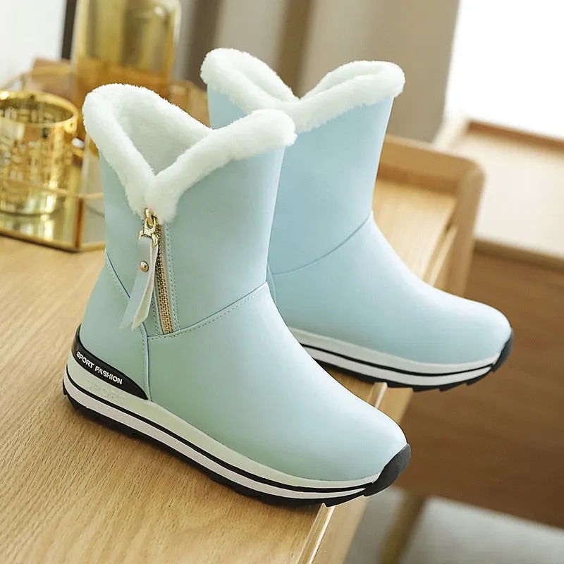 Women Ankle Boots Thick Snow Boots Ankle Boots for Women Winter Boots Warm Shoes