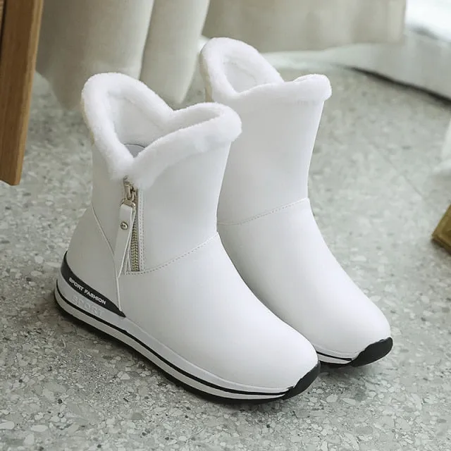 Women Ankle Boots Thick Snow Boots Ankle Boots for Women Winter Boots Warm Shoes