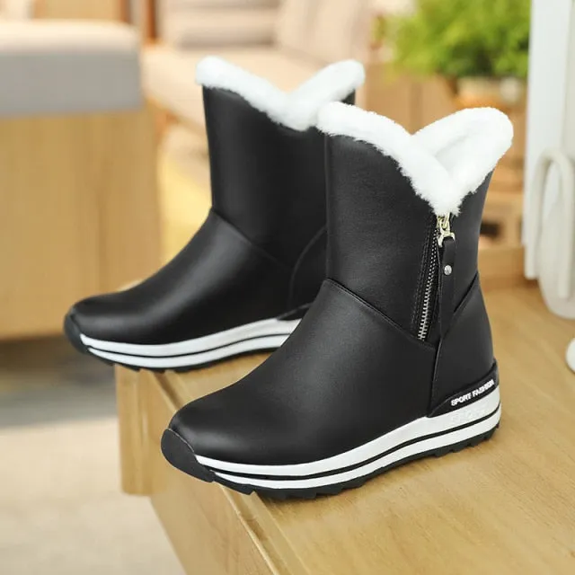 Women Ankle Boots Thick Snow Boots Ankle Boots for Women Winter Boots Warm Shoes