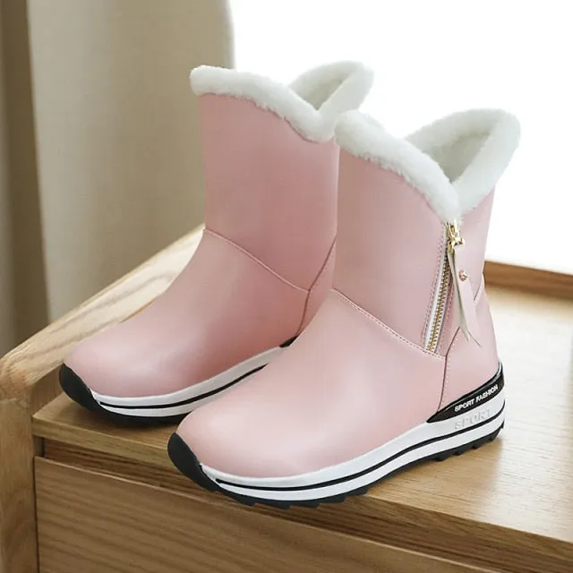 Women Ankle Boots Thick Snow Boots Ankle Boots for Women Winter Boots Warm Shoes
