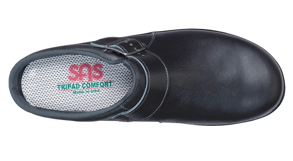 Women's Clog Slip On Loafer in Black