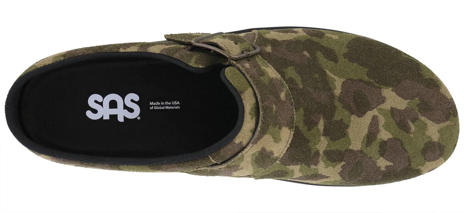 Women's Clog Slip On Loafer in Camo