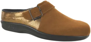 Women's Clog Slip On Loafer in Turbinado Bronze