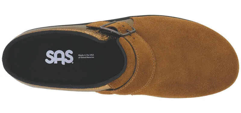Women's Clog Slip On Loafer in Turbinado Bronze