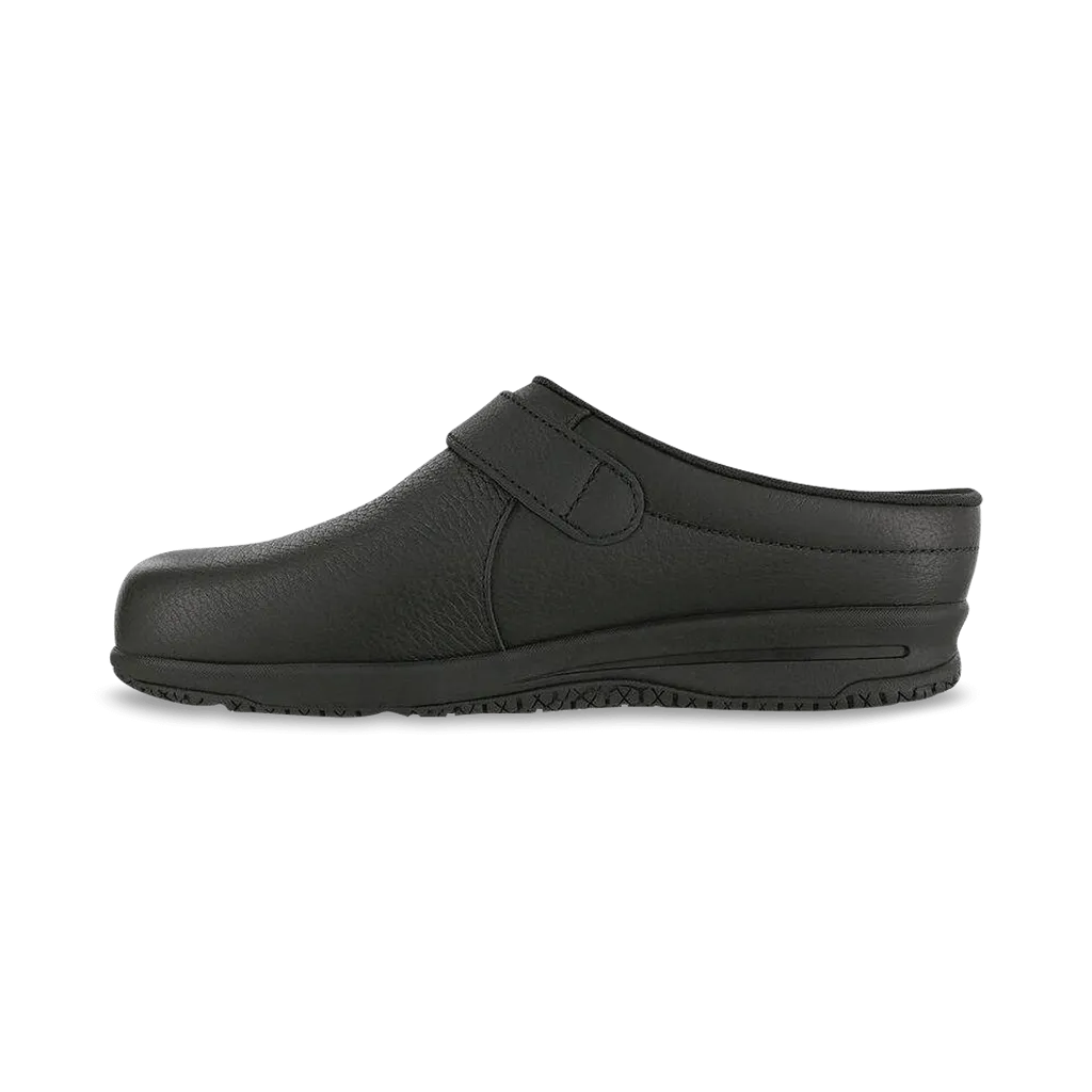 Women's Clog SR Non Slip Loafer in Black