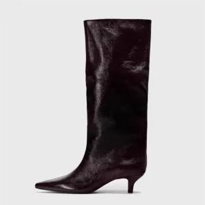 Women's Knee-High Boots - Thin Low Heels - LH8121