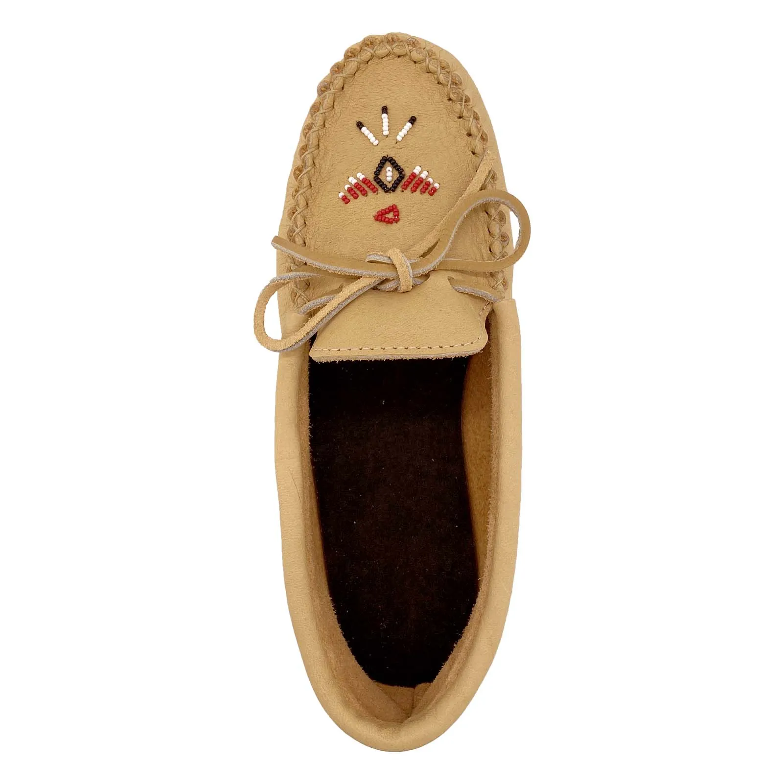 Women's Moose Hide Beaded Moccasin Shoes