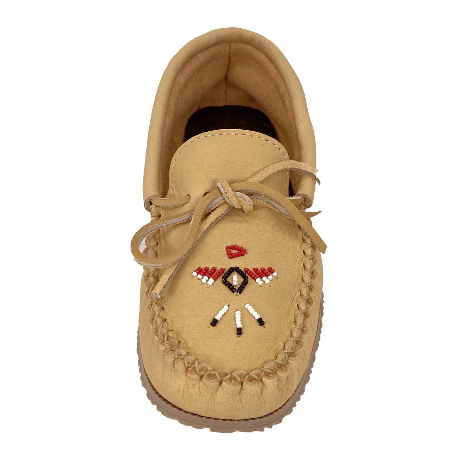 Women's Moose Hide Beaded Moccasin Shoes