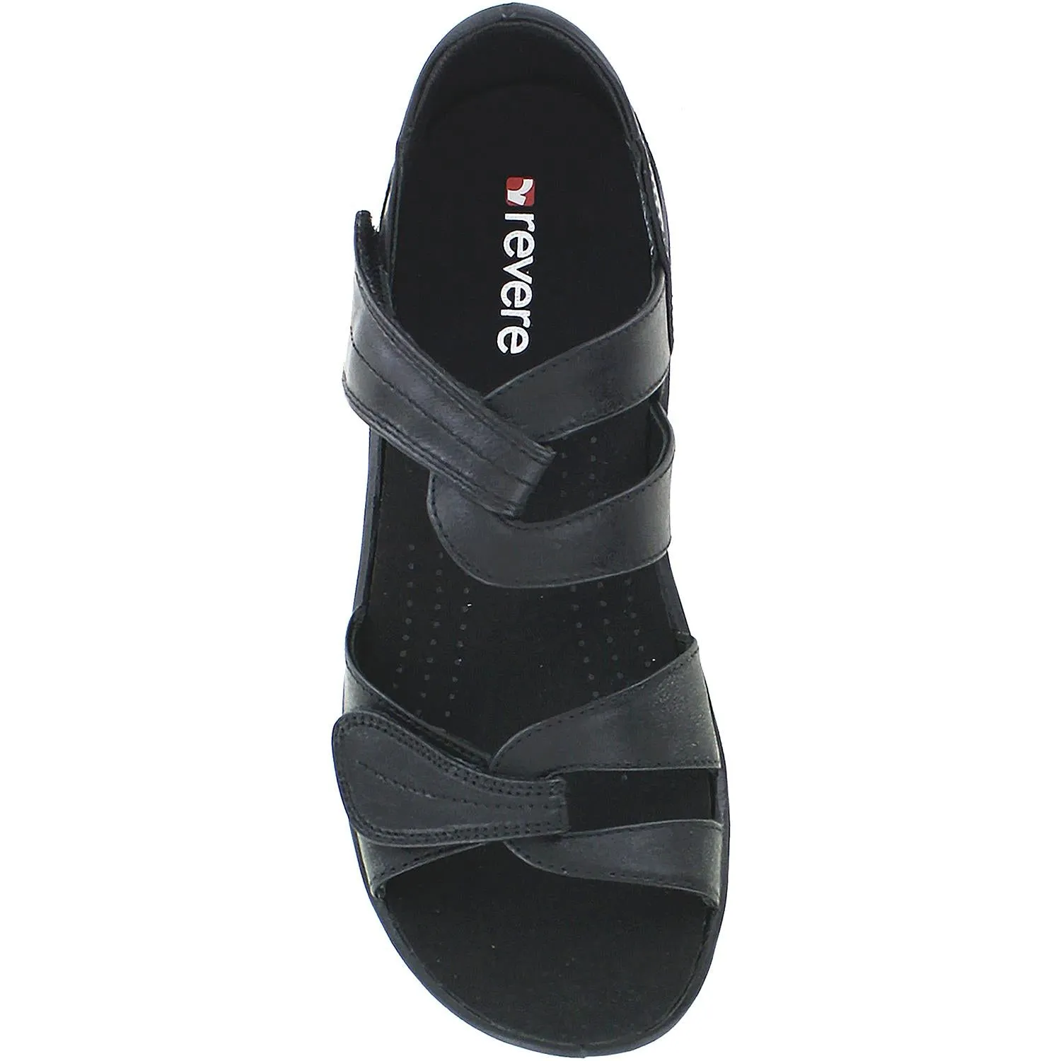 Women's Revere Geneva Black Leather