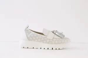 WONDERS - A-2445 SLIP-ON FASHION SHOE - WHITE