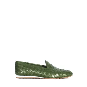 YEMI 10 LOAFER - METALLIC MOSS