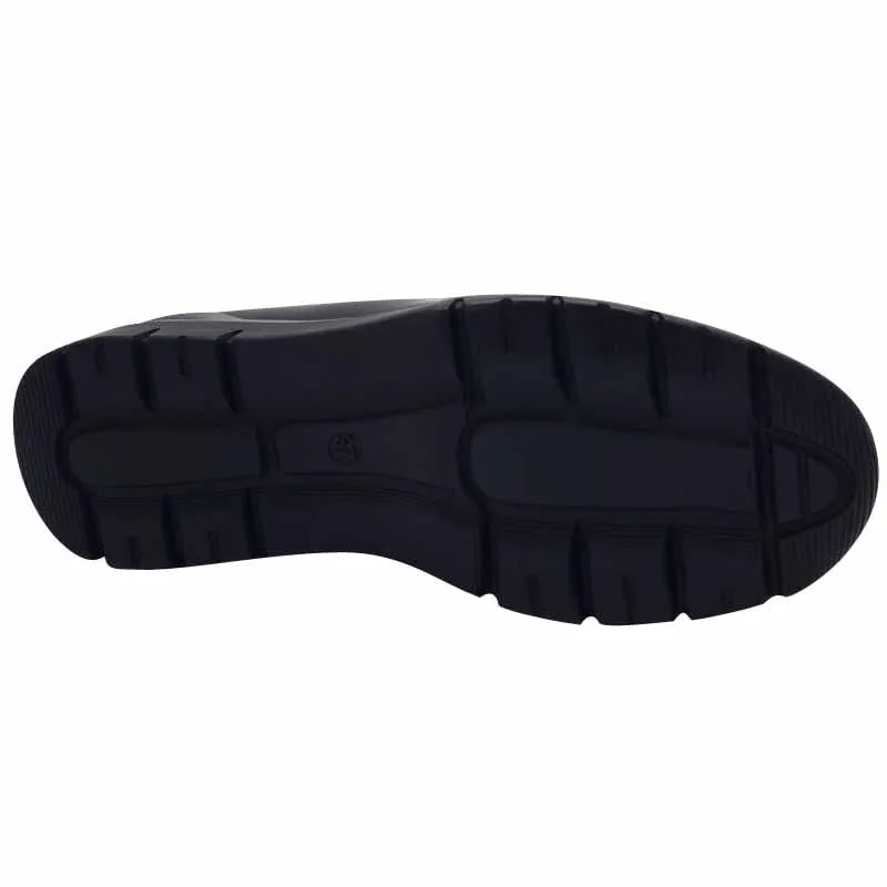 Zanni & Co Womens Patent Black Slip-On Loafer - Chilan-One